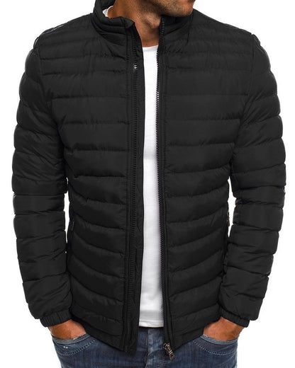 Einfache Stehkragenjacke Vielfältige Farben