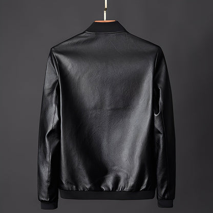 Maßgeschneiderte Lederjacke Herren Biker Style - IdealeKleiden