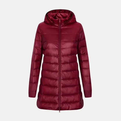 Frauen Daunenjacke Steppjacke Kapuze Warm