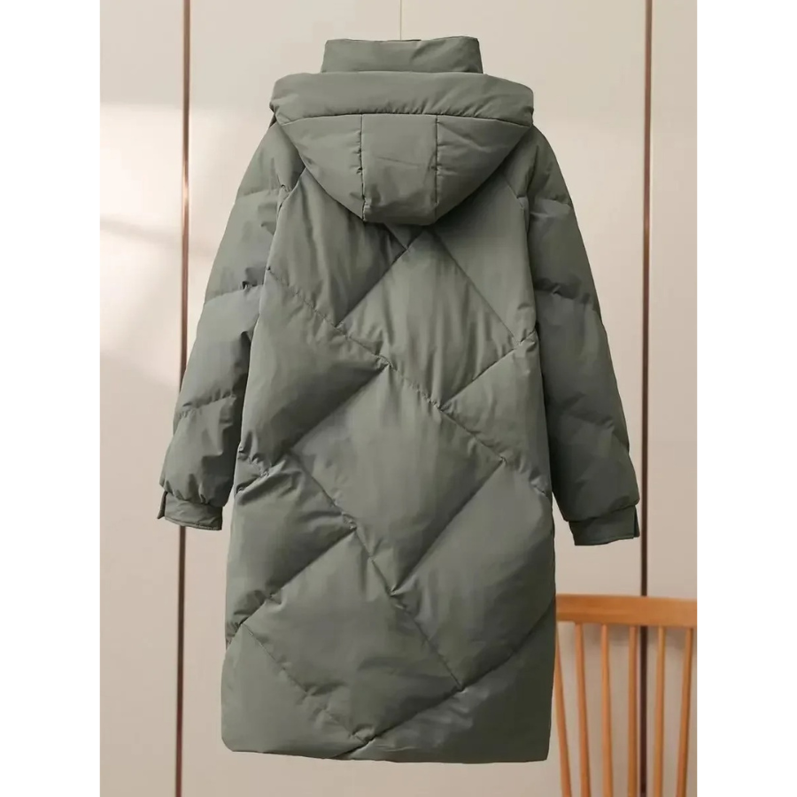 Stylische Damenpufferjacke Grau Leicht - IdealeKleiden