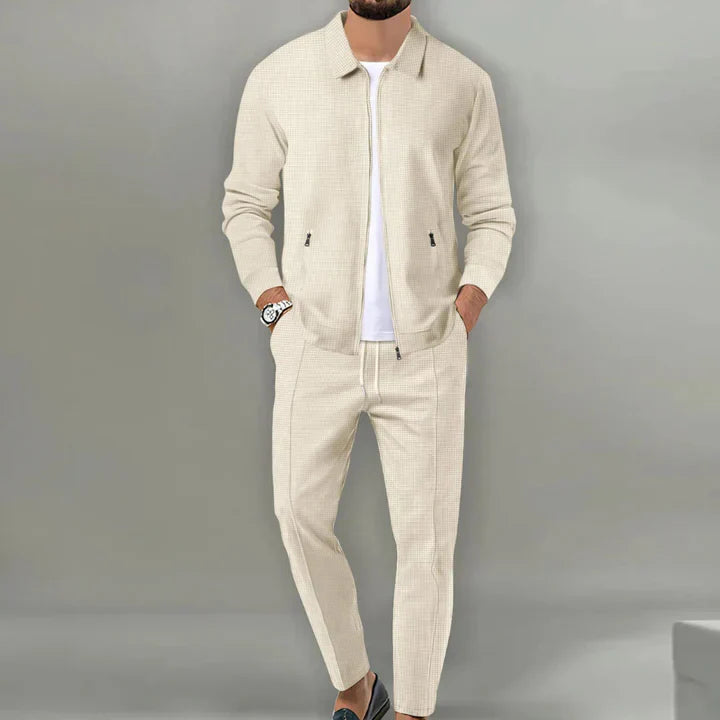 Herren Anzug Zweiteiler Slim Fit Sakko Hose