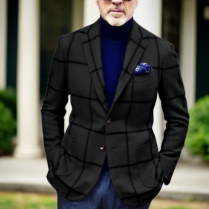 Stilvoller Herrenblazer Karomuster Elegant
