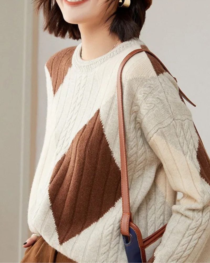 Merino Wolle Strickjacke Damen - IdealeKleiden