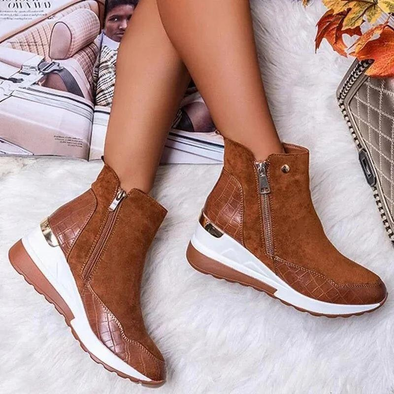 Retro Stiefel Damen Vintage Style