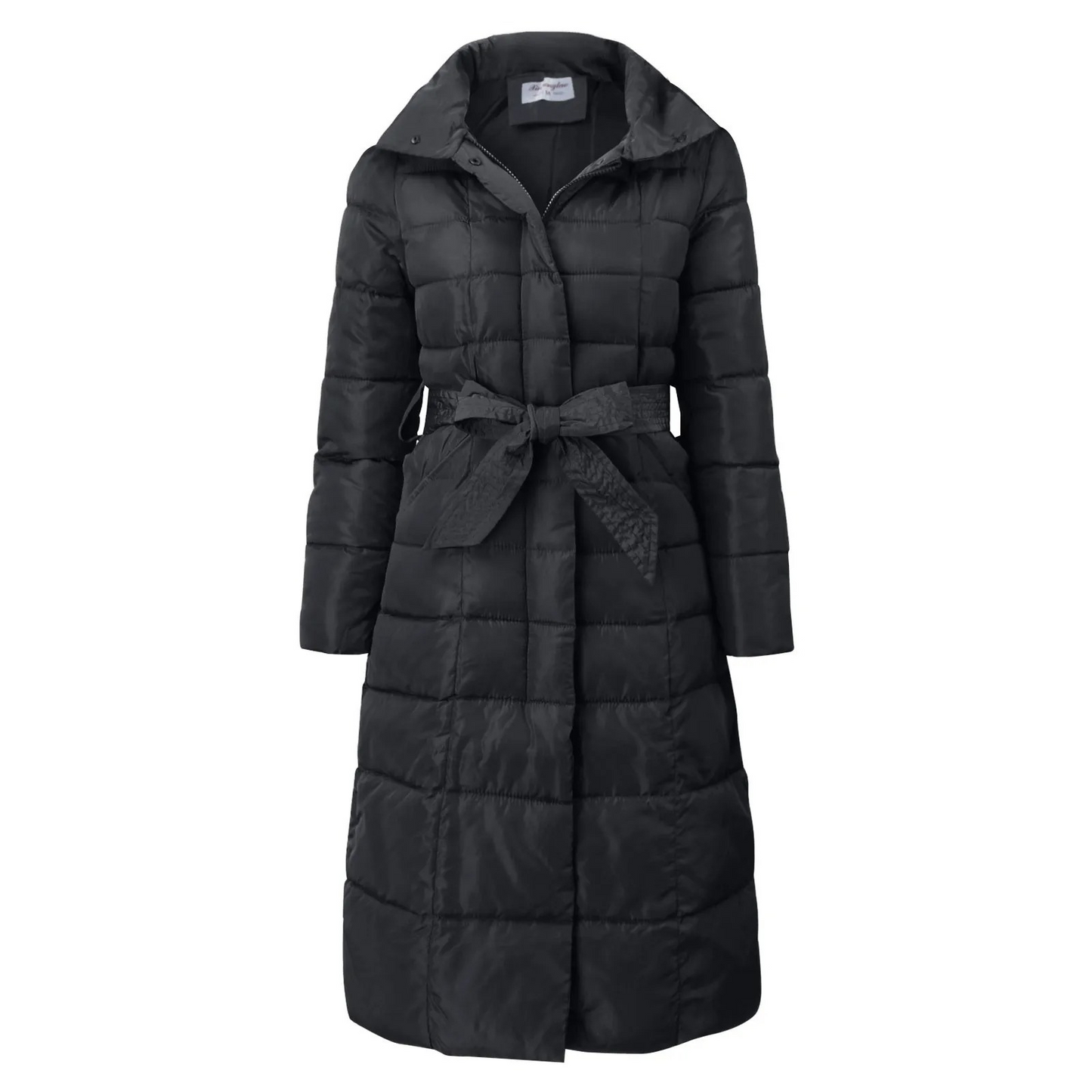 Stylische Damenpufferjacke Elegant Knopf - IdealeKleiden