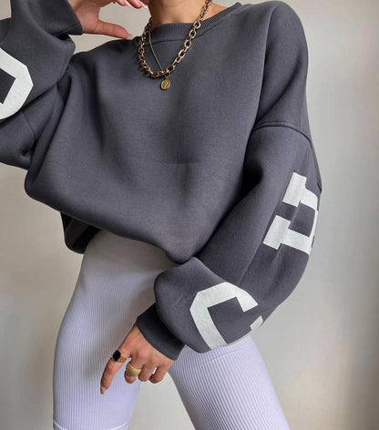 Damen Pullover Großzügig Bequem Alltag