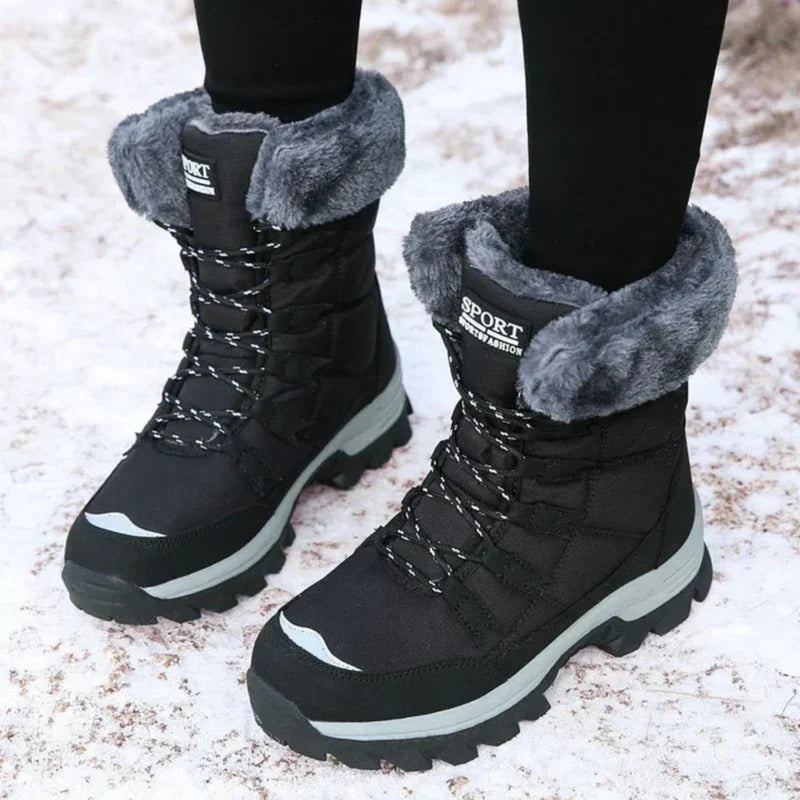 Wasserdichte Damenstiefel Winter Warm
