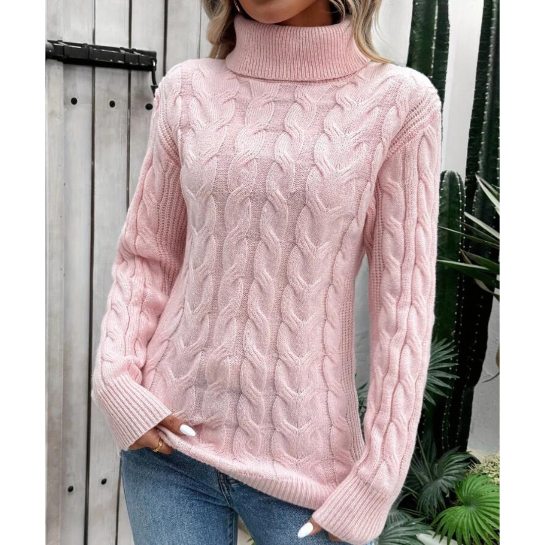 Eleganter Rollkragenpullover Klassisch Stil