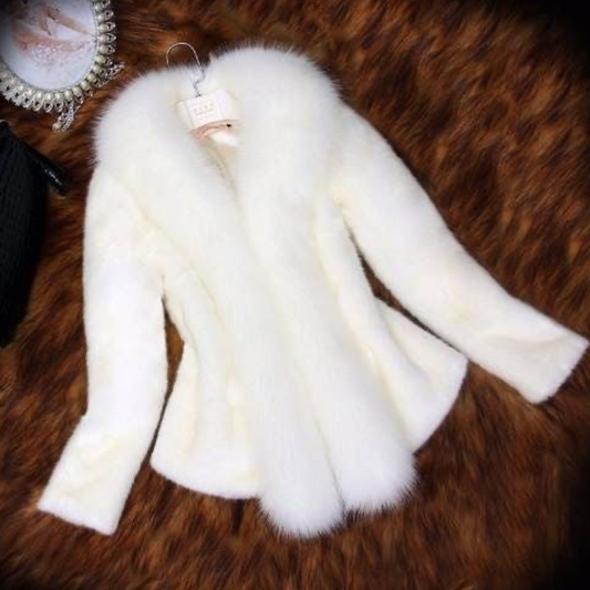 Wintermantel Weich Fleece Damen - IdealeKleiden