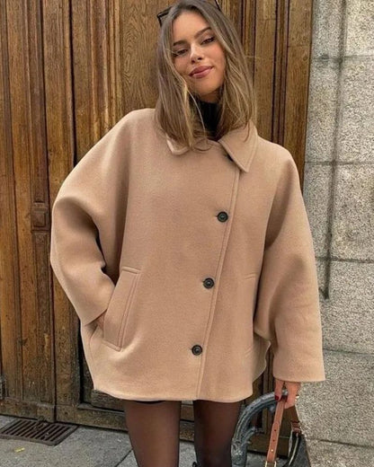 Stylischer Wintermantel Gemütlich & Elegant - IdealeKleiden