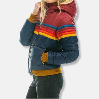 Stylische Pufferjacke Slim Fit Steppung - IdealeKleiden