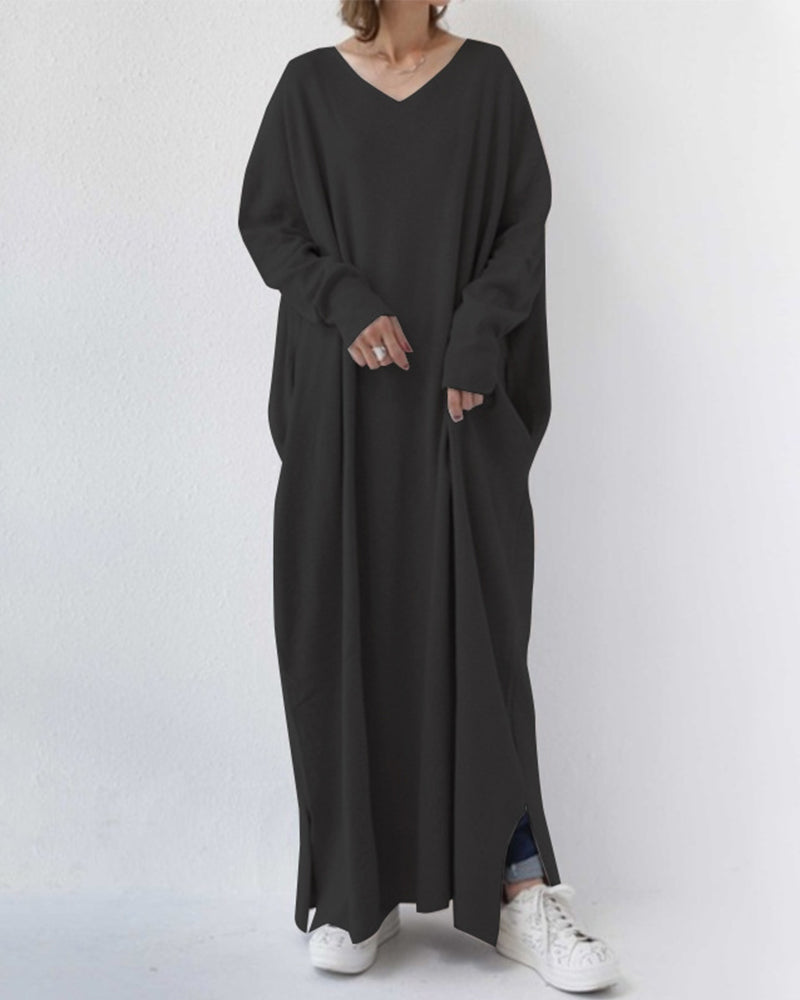 Kleid Mit Pullover Look Modern