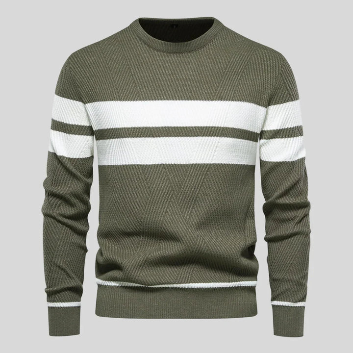 Herren Pullover Warm Baumwolle Bequem