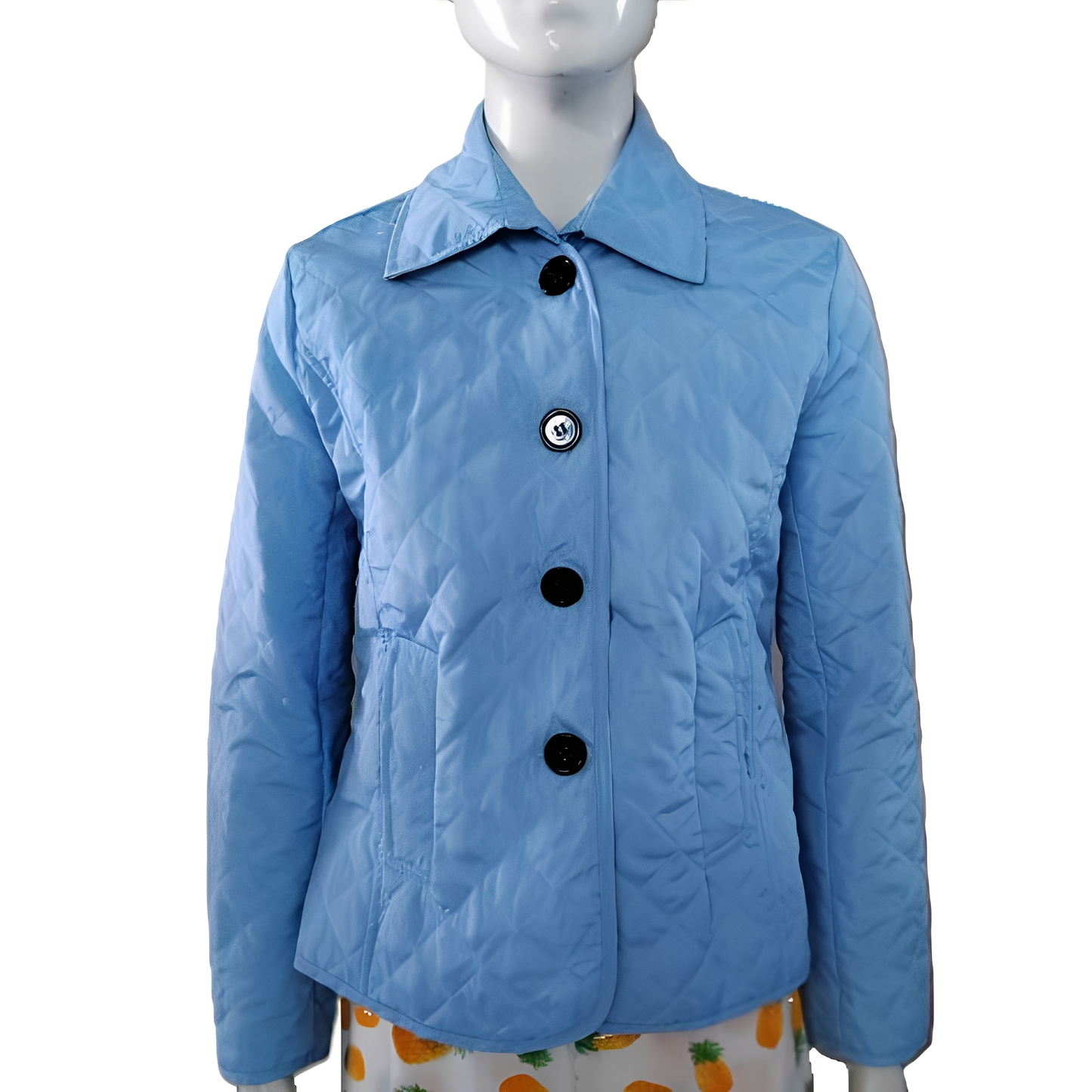 Frauen Winterjacke Tailliert Warm
