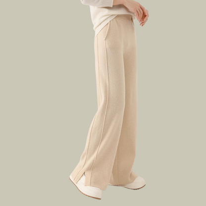 Bequeme Damen Strickhose Lockerer Schnitt
