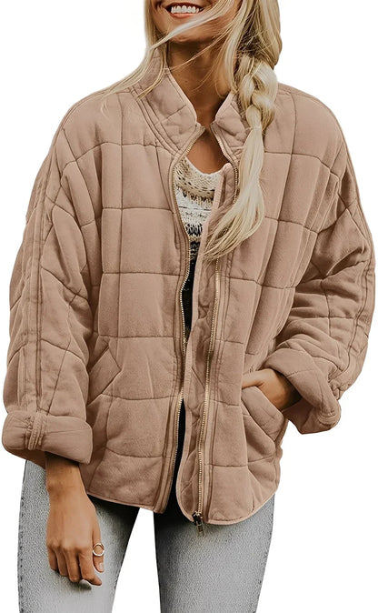 Dicke Oversize Damenjacke Großformat