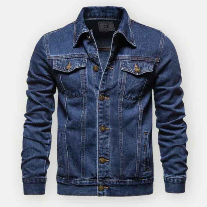 Modische Denim-Jacket Herren