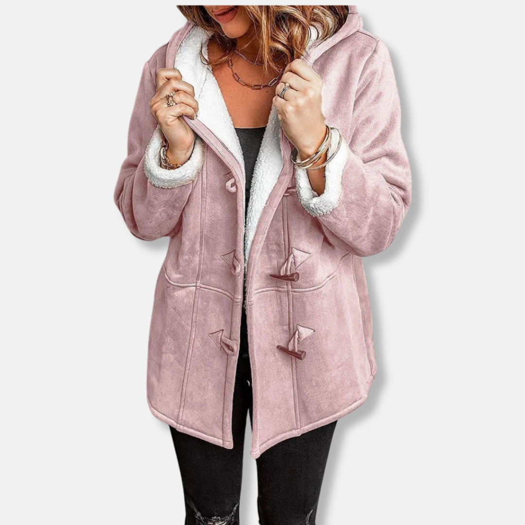 Kuschel Fleecejacke Mit Kapuze Plüschfutter