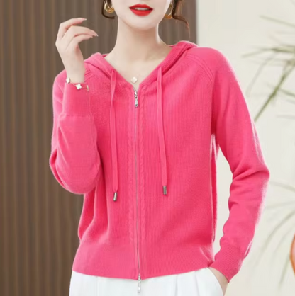 Weicher Kaschmir Hoodie Damen