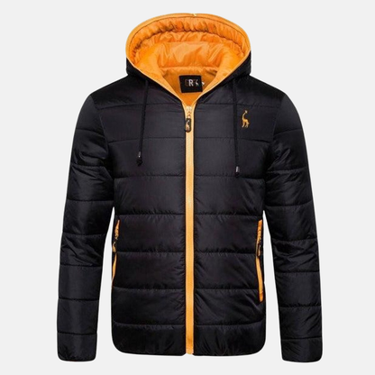 Daunenjacke Damen Warme Passform Kapuze Wasserabweisend