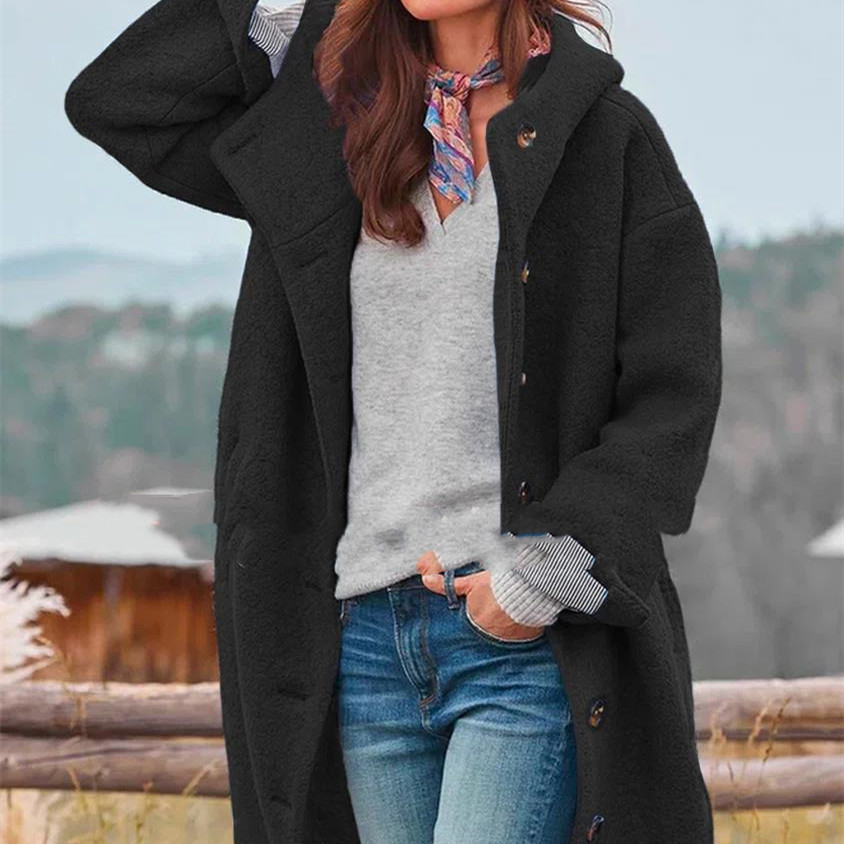 Jella – Stylisher Langer Wintermantel