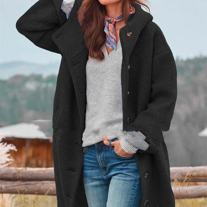 Jella – Stylisher Langer Wintermantel
