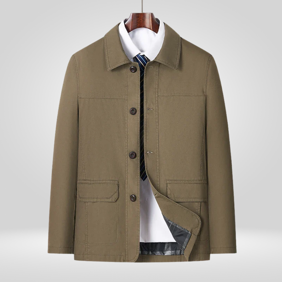 Herren Jacke Bequem Relaxed Fit