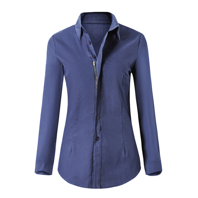 Elegante Damenbluse Langärmlig Klassisch