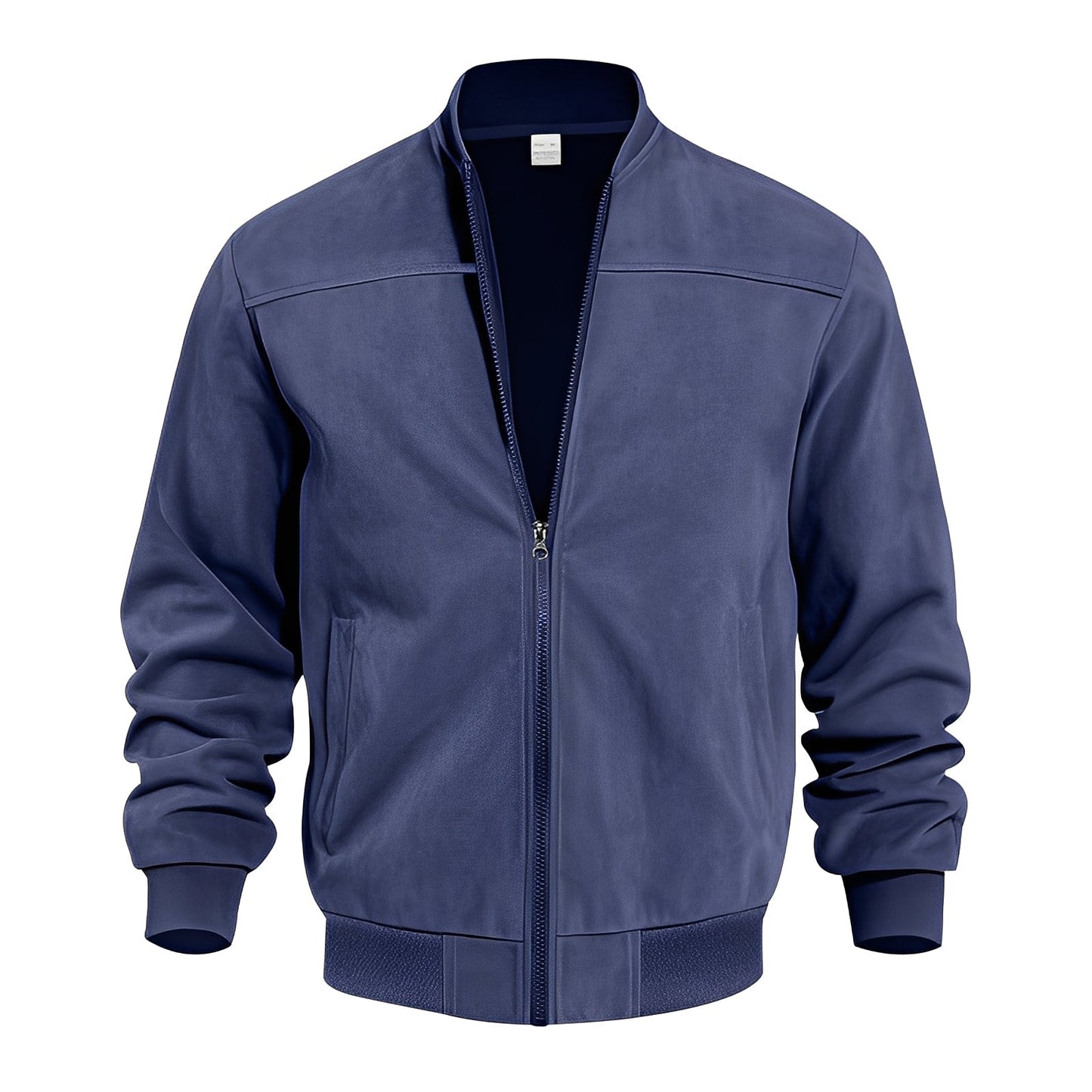 Männer Lederjacke Elegant Wildleder