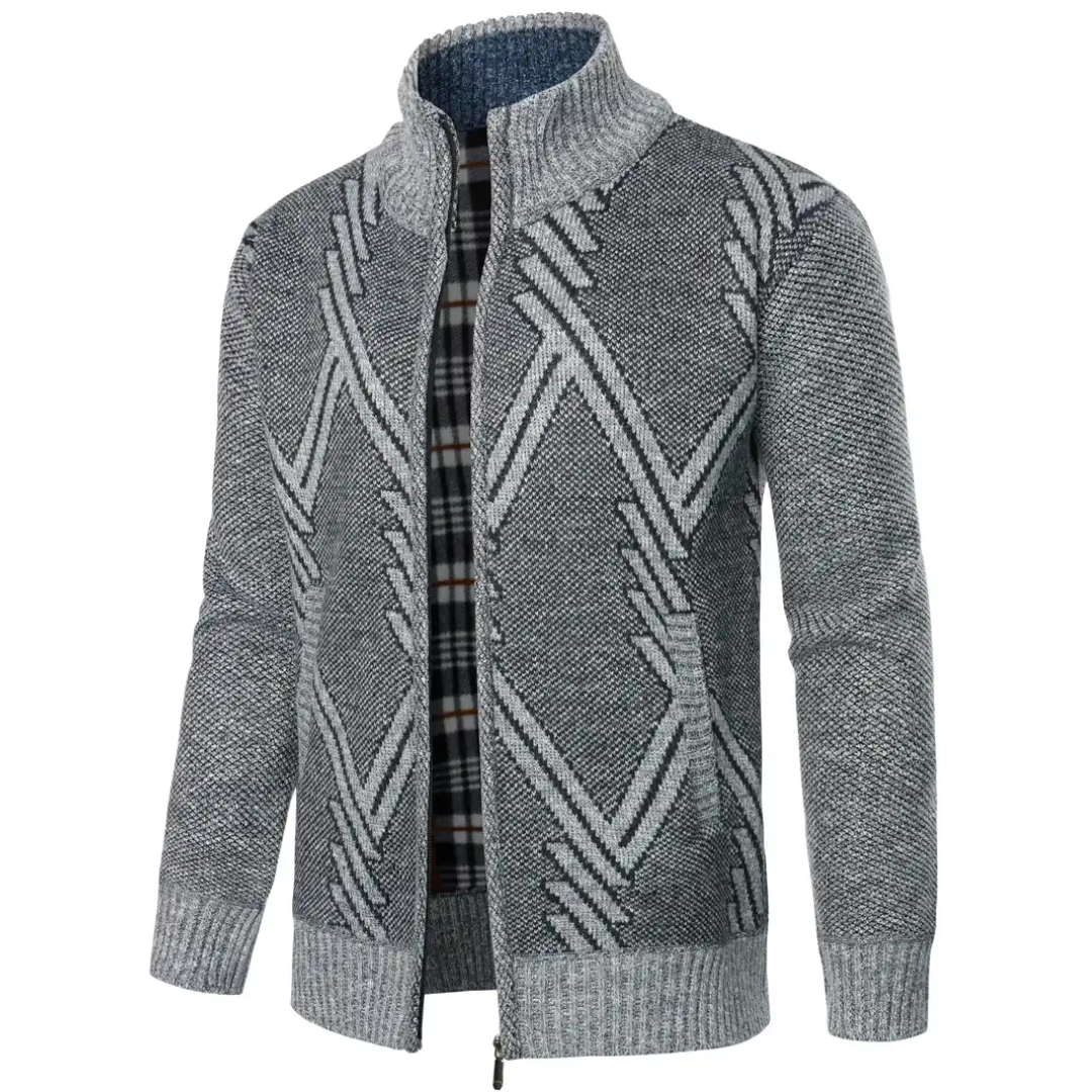 Modische Strickjacke Herren Trendy