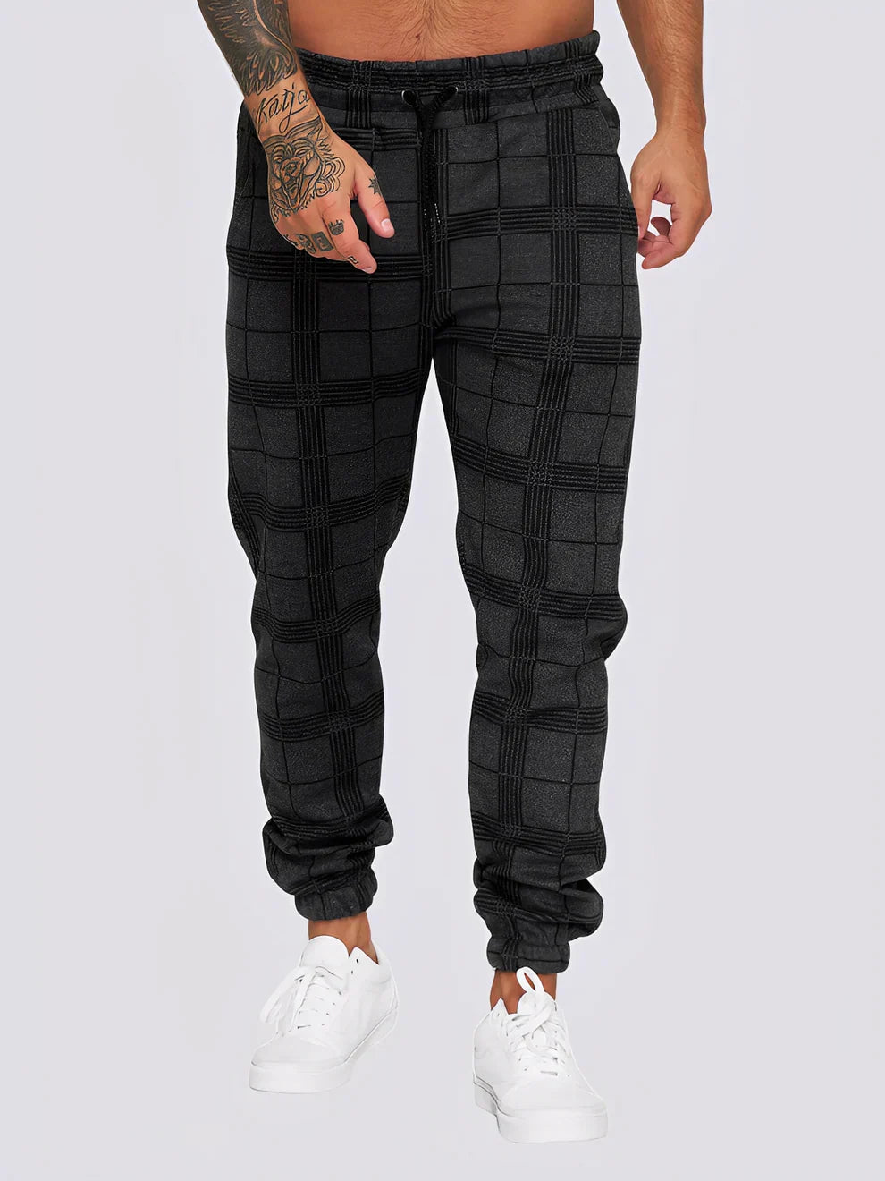 Stilvolle Karohose Herren Modern Slimfit