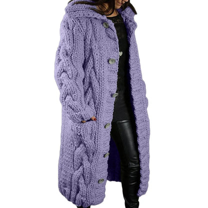 Monika - 2024 Damen Strickjacke Warm