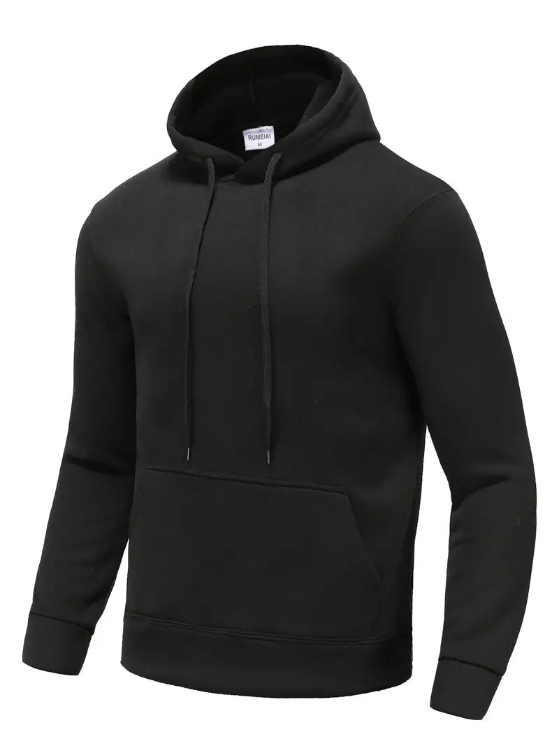 Herren Pullover Kapuze Modern Kordelzug
