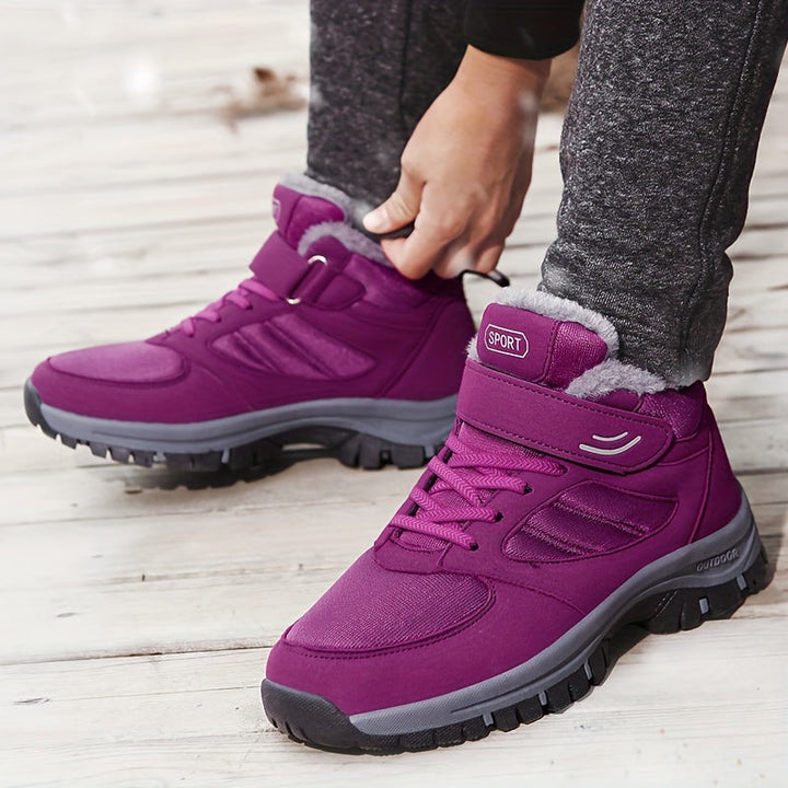 Wanderschuhe Damen Warm Fleece Isolierung