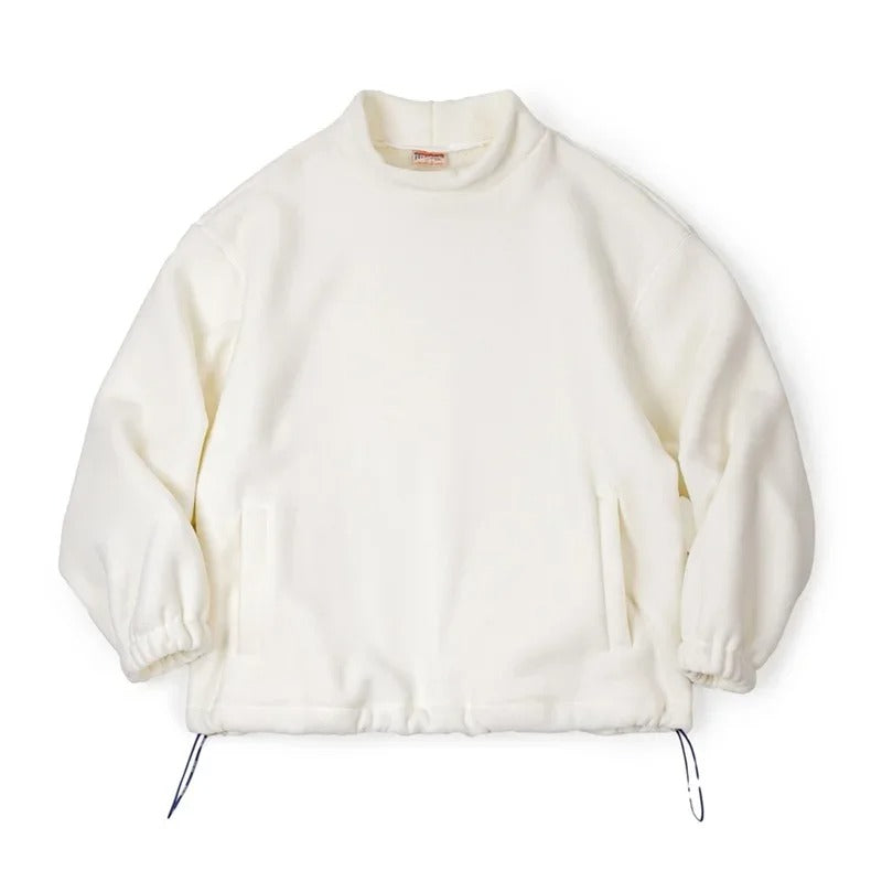 Große Oversize Pullover Stehkragen