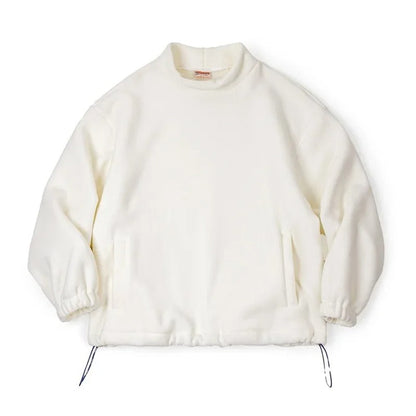 Große Oversize Pullover Stehkragen