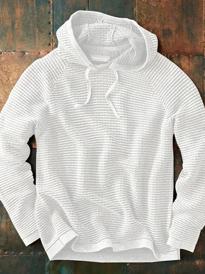Strick-Hoodie Kapuze Muster Größe