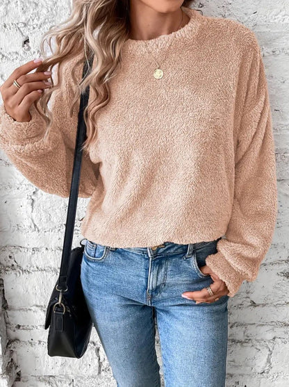Damen Sweatshirt Bequem Modern