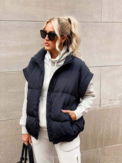 Damen Oversized Steppjacke