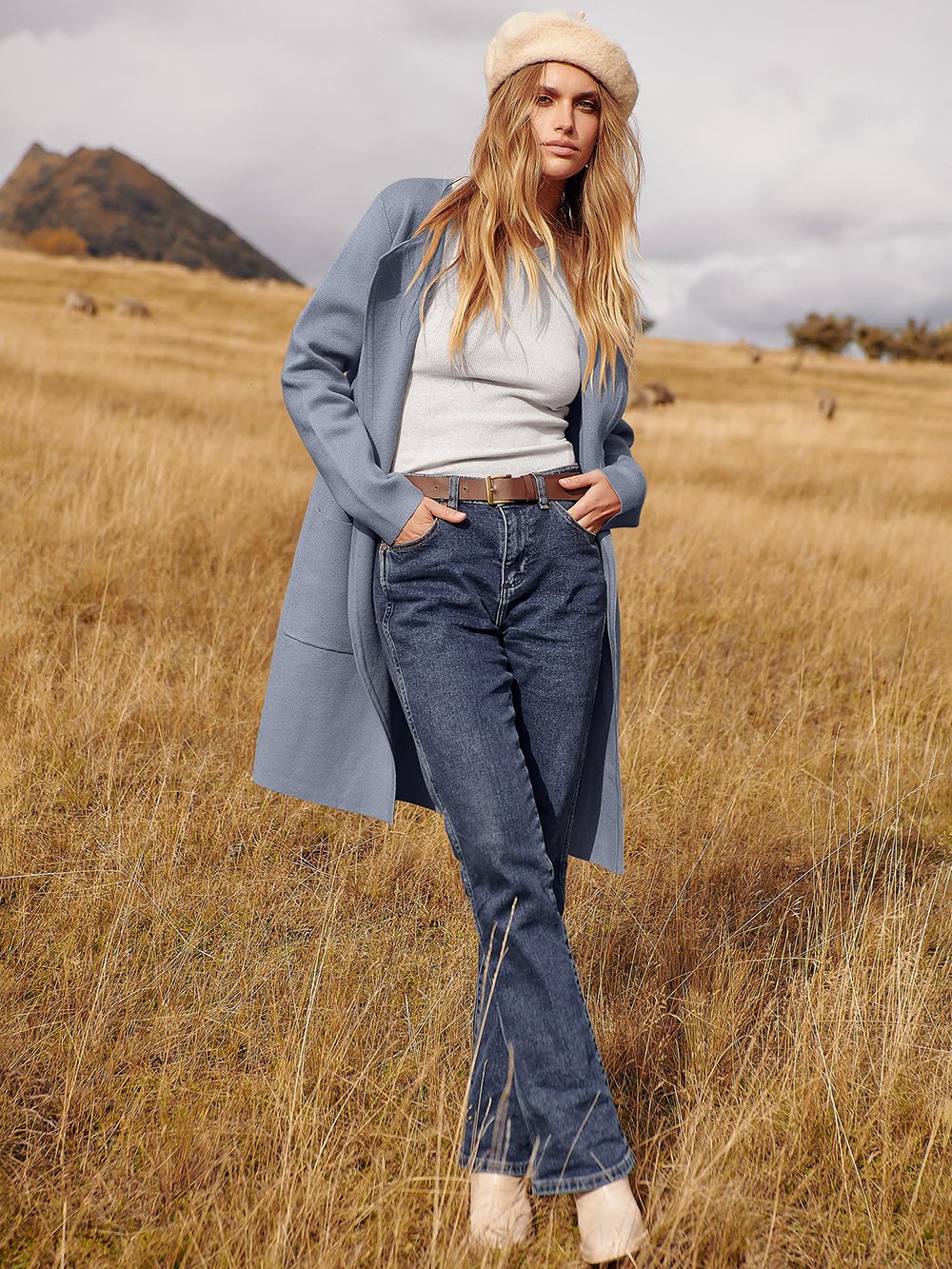 Modische Damenjacke Revers Style