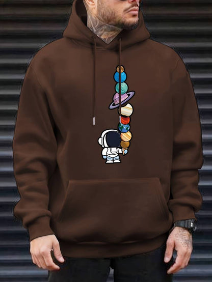Astronauten Hoodie Herren Modern Galactic
