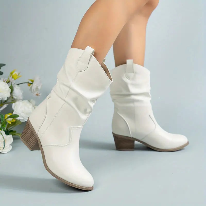 Stylische Lederstiefel Rustikal Chic