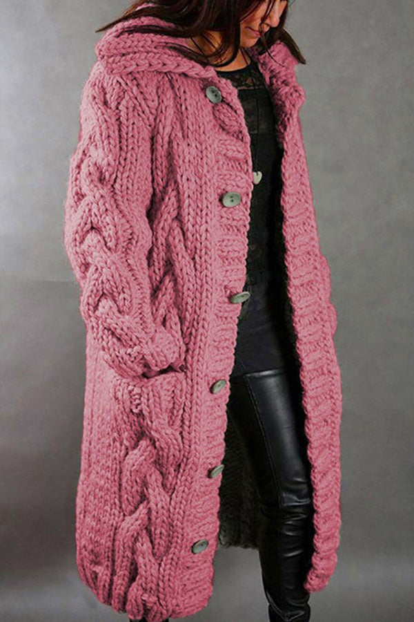 Große Größe Strickjacke Damen Pullover
