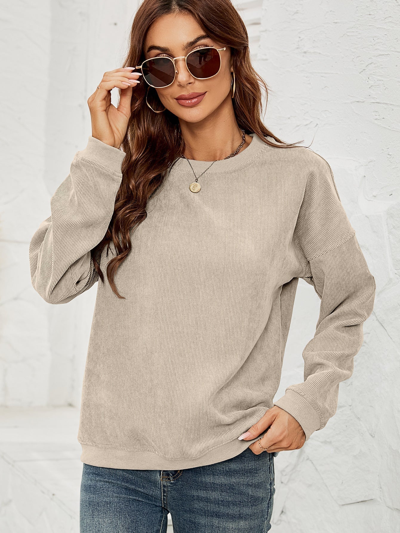 Modische Damen Sweatjacke
