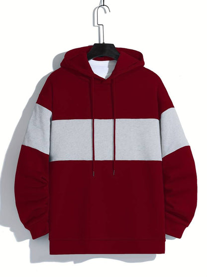 Herren Pullover Lässig Kapuze Langarm