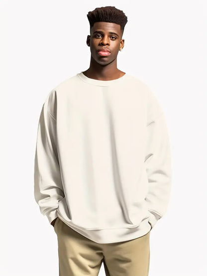Lässiger Rundhals Pullover Herren Style