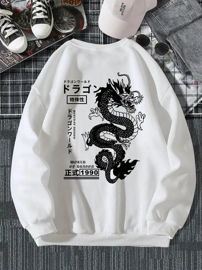 Herren Kapuzenpullover Japanischer Stil