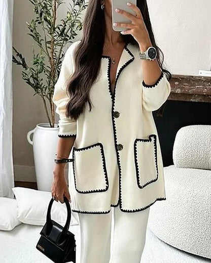 Elegante Damen Cardigan mit Knöpfen