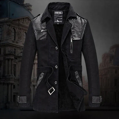 Eleganter Langmantel Damen bleibt falsch, daher: 
Eleganter Trenchcoat Herren Lang