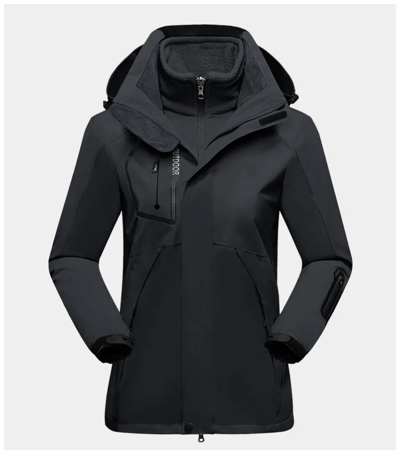 Praktische Damen Outdoorjacke 3-in-1